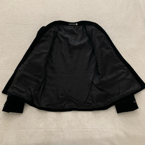 Breckenridge Vintage Black Velvet Jacket Blazer. 8 - Picture 3 of 8